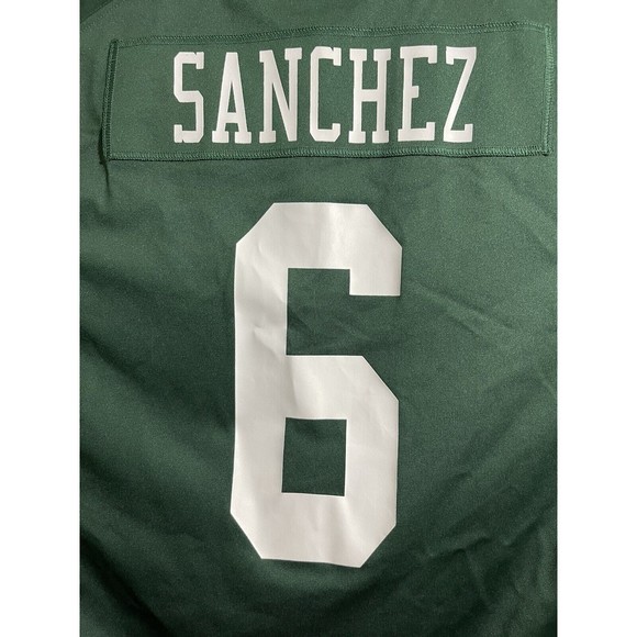 NWT nike on field Men’s new york jets sanchez #6 nfl football jersey size XXL - Picture 10 of 11